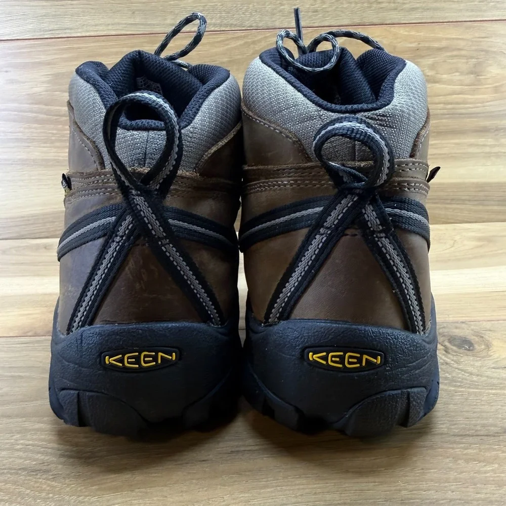 Keen Targhee II Mid Hiking Boot Mens 13 Brown Waterproof Leather Soft Toe Casual